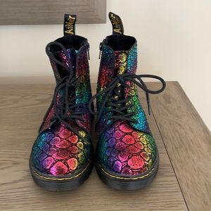 New Rainbow Dr. Martens Pascal Size 3